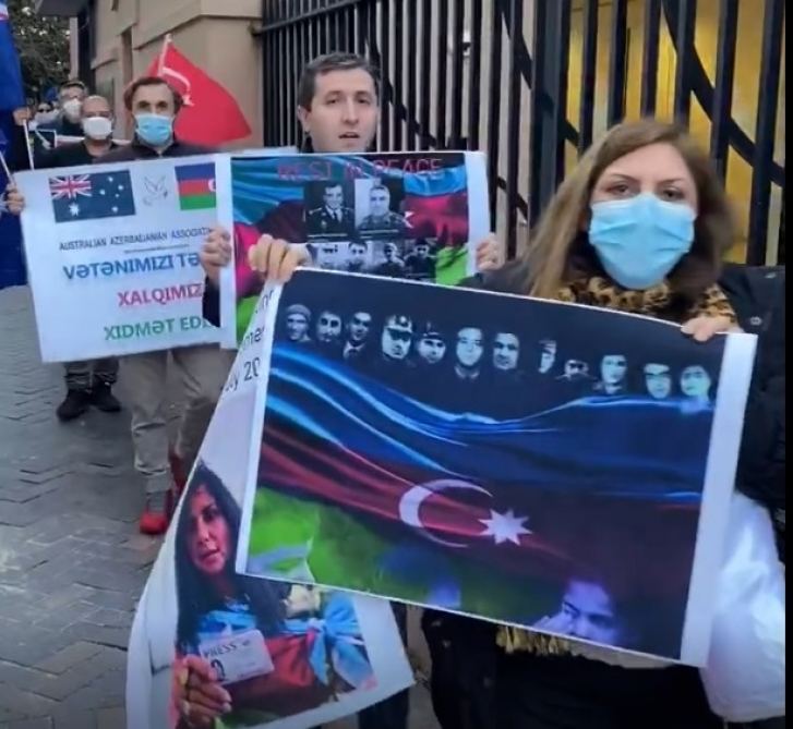 Avstraliyada Ermənistanın təxribatlarına qarşı aksiya keçirilib