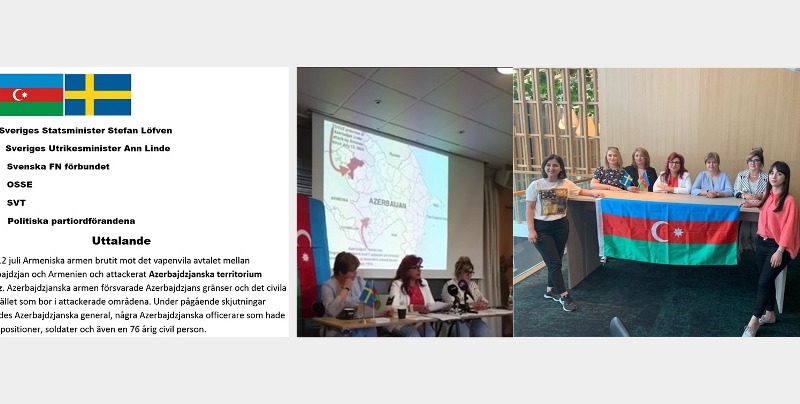 Stokholmda Ermənistanın təxribatları ilə bağlı mətbuat konfransı keçirildi  