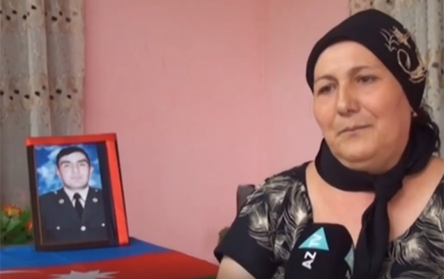 Şəhid Nazim İsmayılovun anasına vədi - Video