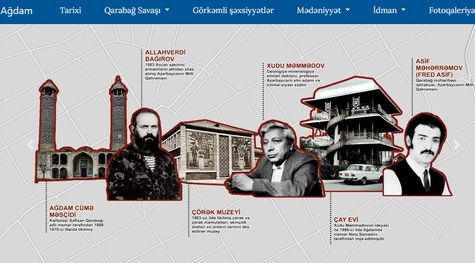 Ağdam haqqında sayt yaradıldı