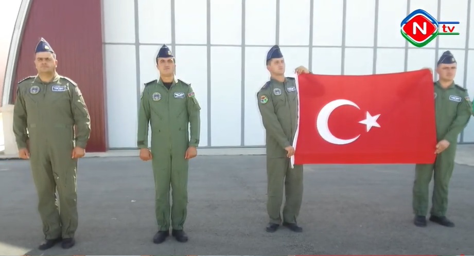 Türkiyə Ordusunun aviasiya dəstəsi Naxçıvanda - VİDEO