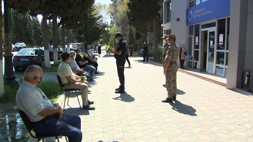 Sumqayıtda reyd: Karantin qaydalarını pozanlar cərimələndi