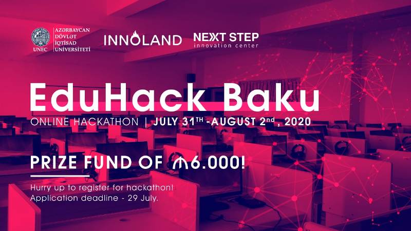 “EduHack” hakatonuna 24 yerli və 21 xarici universitetdən müraciət daxil olub