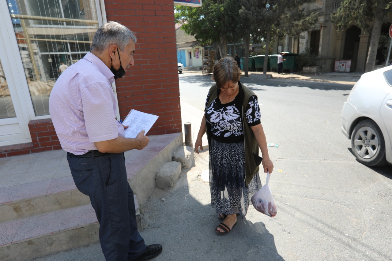 Bakı kəndlərində sakinlərə Qurban payı verildi - FOTOLAR