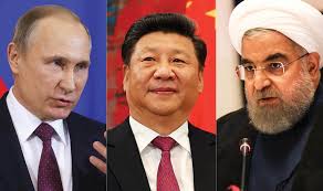 Çin, Rusiya və İran ABŞ-a qarşı birləşir
