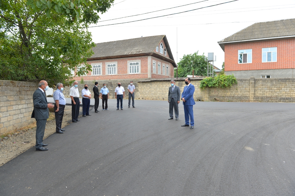 Lənkəranın İcra başçısı asfatlanma işləri ilə tanış olub - FOTO