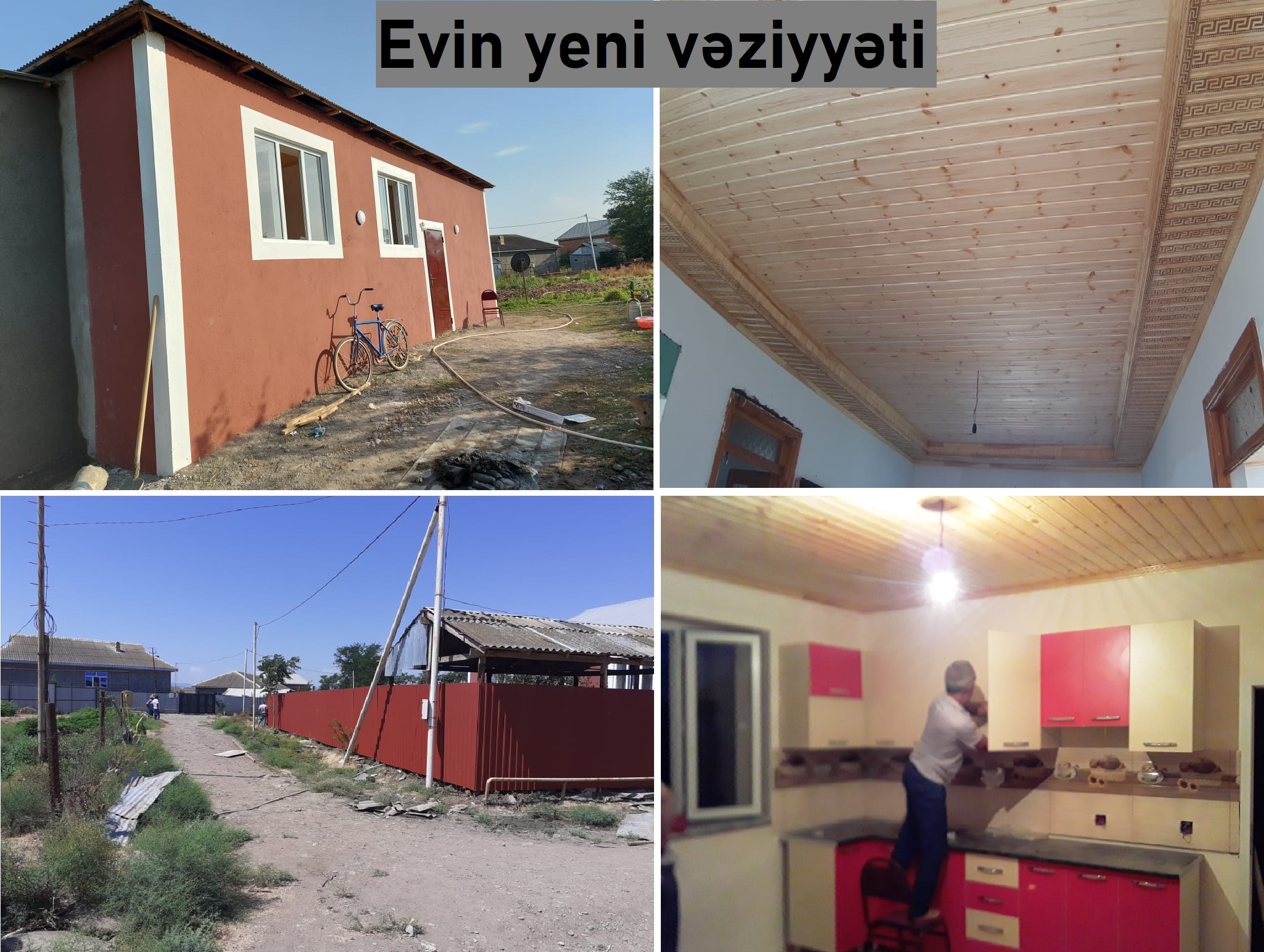 Tovuzda yaralanan əsgərin evi təmir olundu - FOTO