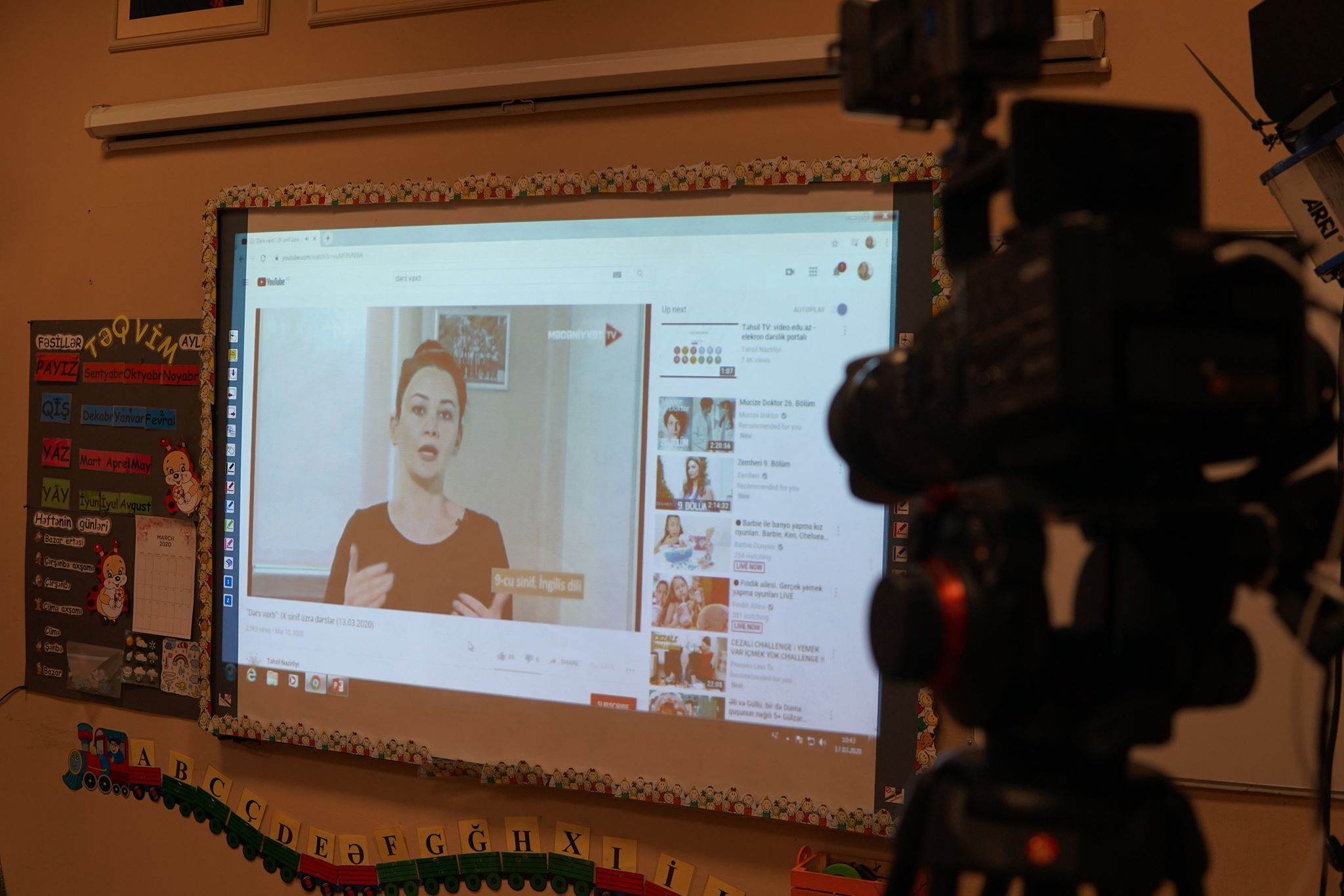 Tele-dərslər davam etdiriləcək