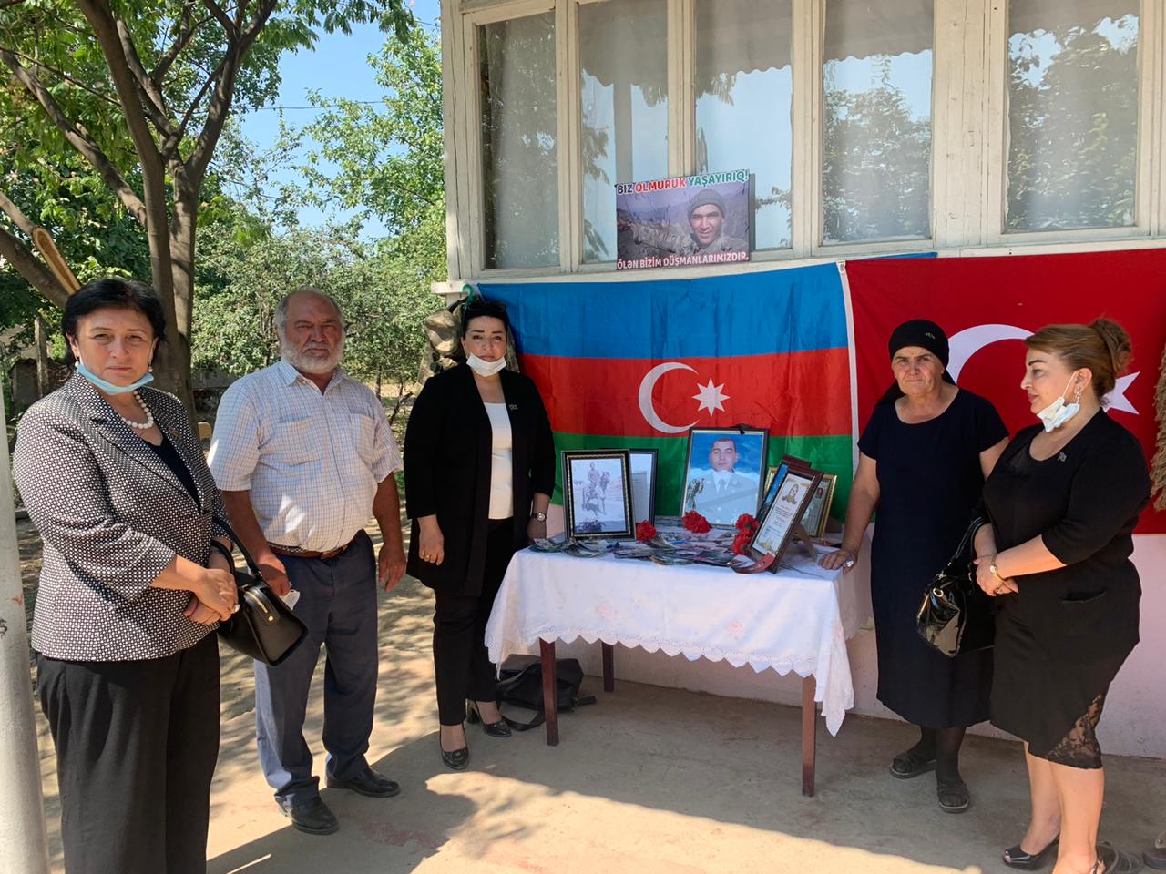 Deputatlar Tovuz və Ağstafada şəhid ailələrini ziyarət etdilər - FOTOLAR