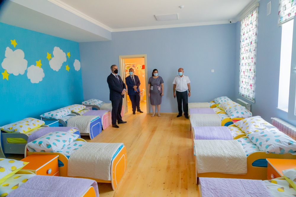 Salyanda 60 nəfərlik uşaq baxçası əsaslı təmir olundu - FOTO