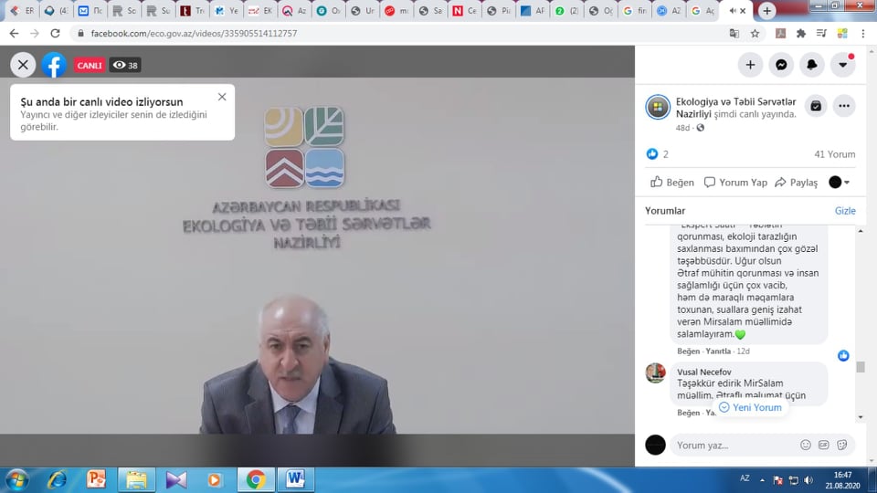 Nazirlik rəsmisi vətəndaşların suallarını cavablandırır