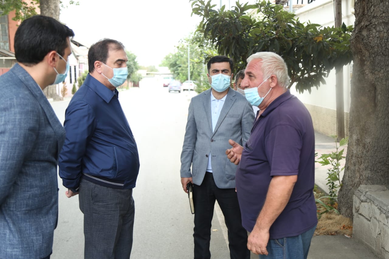 Gəncənin icra başçısı şəhərdə aparılan abadlıq işləri ilə tanış olub - FOTO
