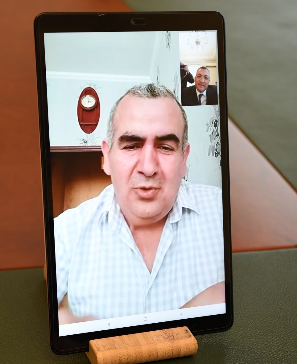 Dövlət Komitəsinin sədri növbəti videoqəbul keçirib - FOTO