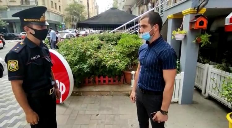 Polis Bakıda nəzarəti gücləndirdi - FOTO