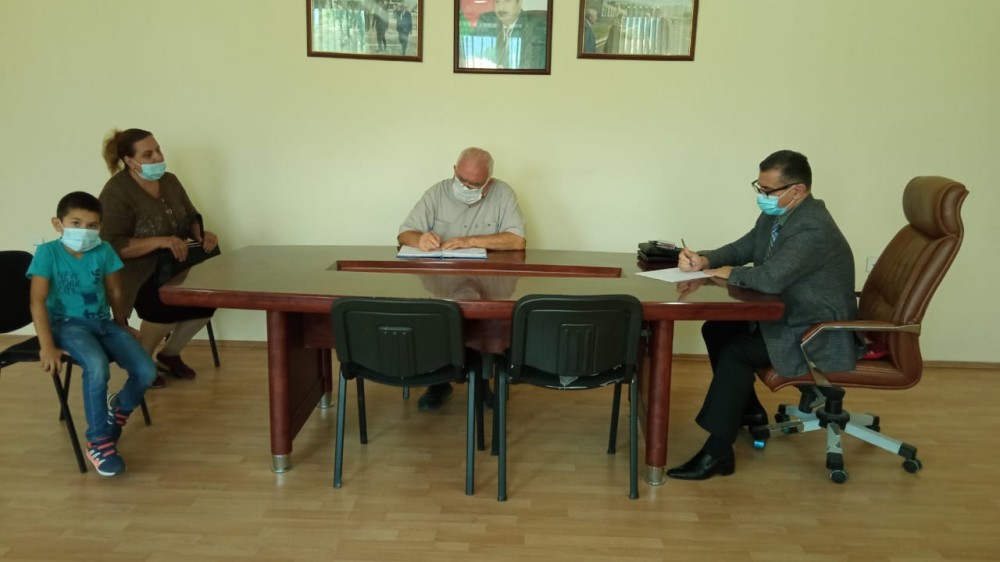 Deputat seçildiyi rayona səfər edib - FOTO