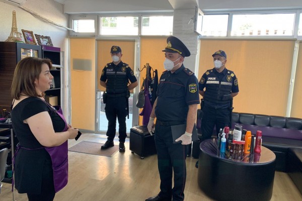 Zaqatalada maskadan istifadə etməyənlər cərimələndi