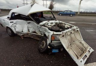 Goranboyda avtomobil qəzası - ölən var