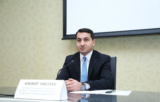 Hikmət Hacıyev: “Ermənistan ön xəttə muzdlu döyüşçüləri yerləşdirir”