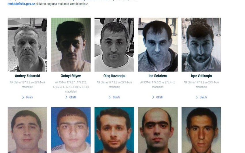 DTX bu şəxsləri axtarır - SİYAHI