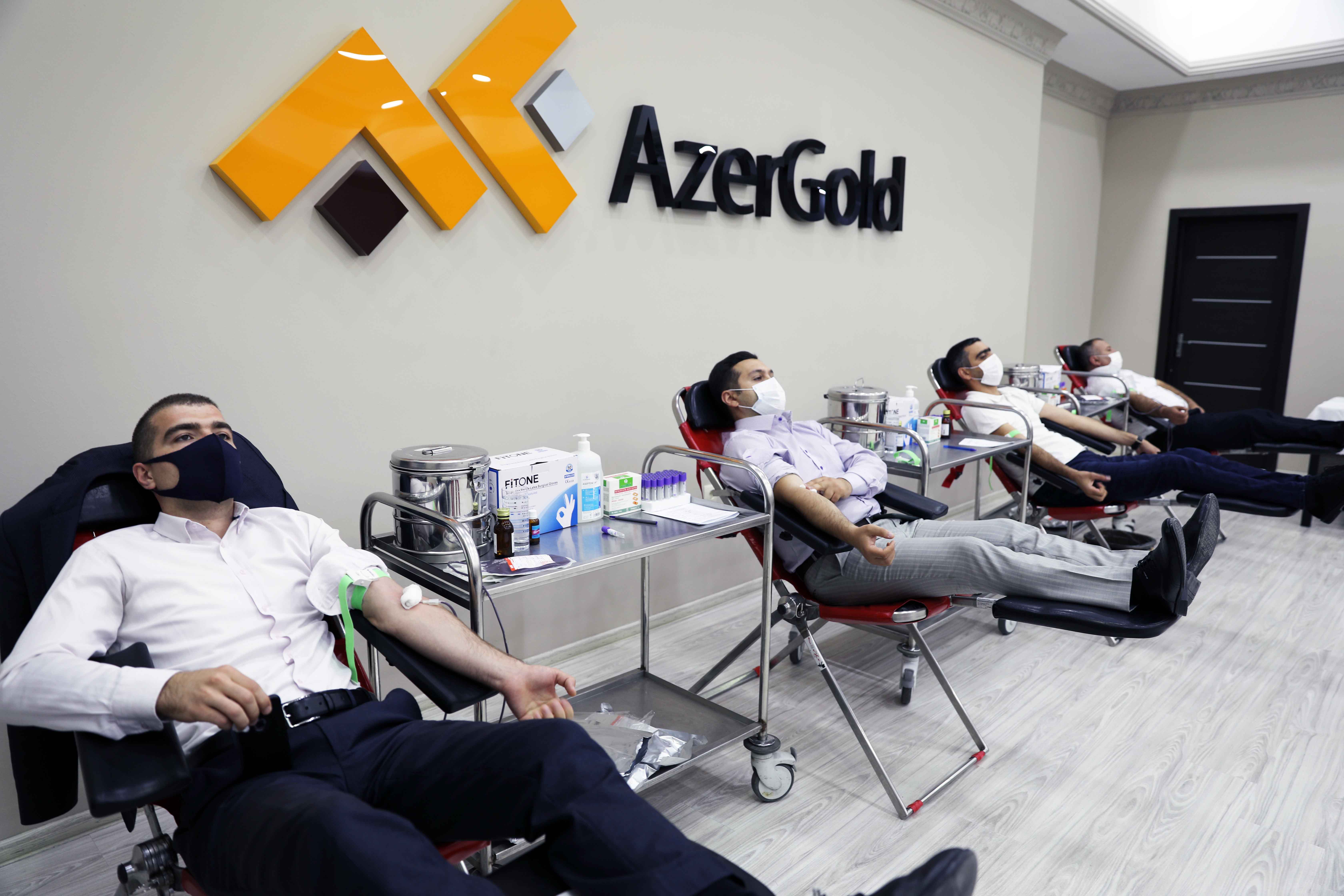 “AzerGold” QSC-də qanvermə aksiyası keçirilib