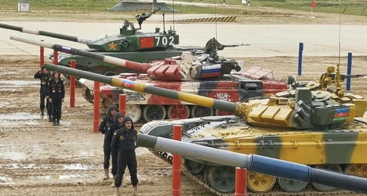 Azərbaycan Tank biatlonu müsabiqəsində dördüncü oldu - FOTO