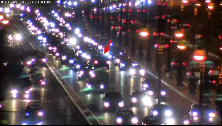 Bakıda Heydər Əliyev prospektində yol qəzası sıxlığa səbəb oldu