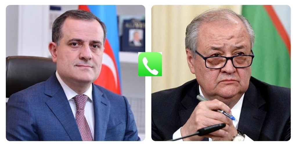Ceyhun Bayramov özbəkistanlı həmkarı ilə danışdı