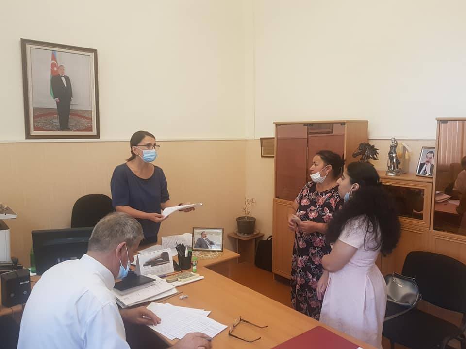 Jalə Əliyeva Zərdabda qəbul keçirib