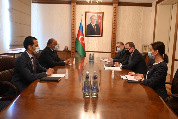 Ceyhun Bayramov Misirin Azərbaycandakı səfirini qəbul edib