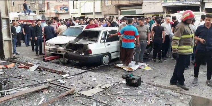 Tehranda güclü partlayış - 1 ölü, 20 yaralı - FOTO