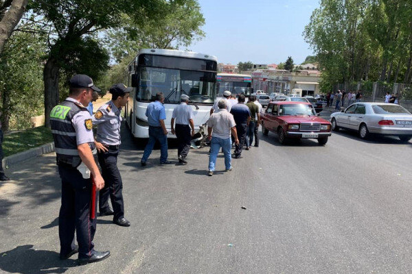 Avtobusla maşın toqquşdu - sərnişin öldü