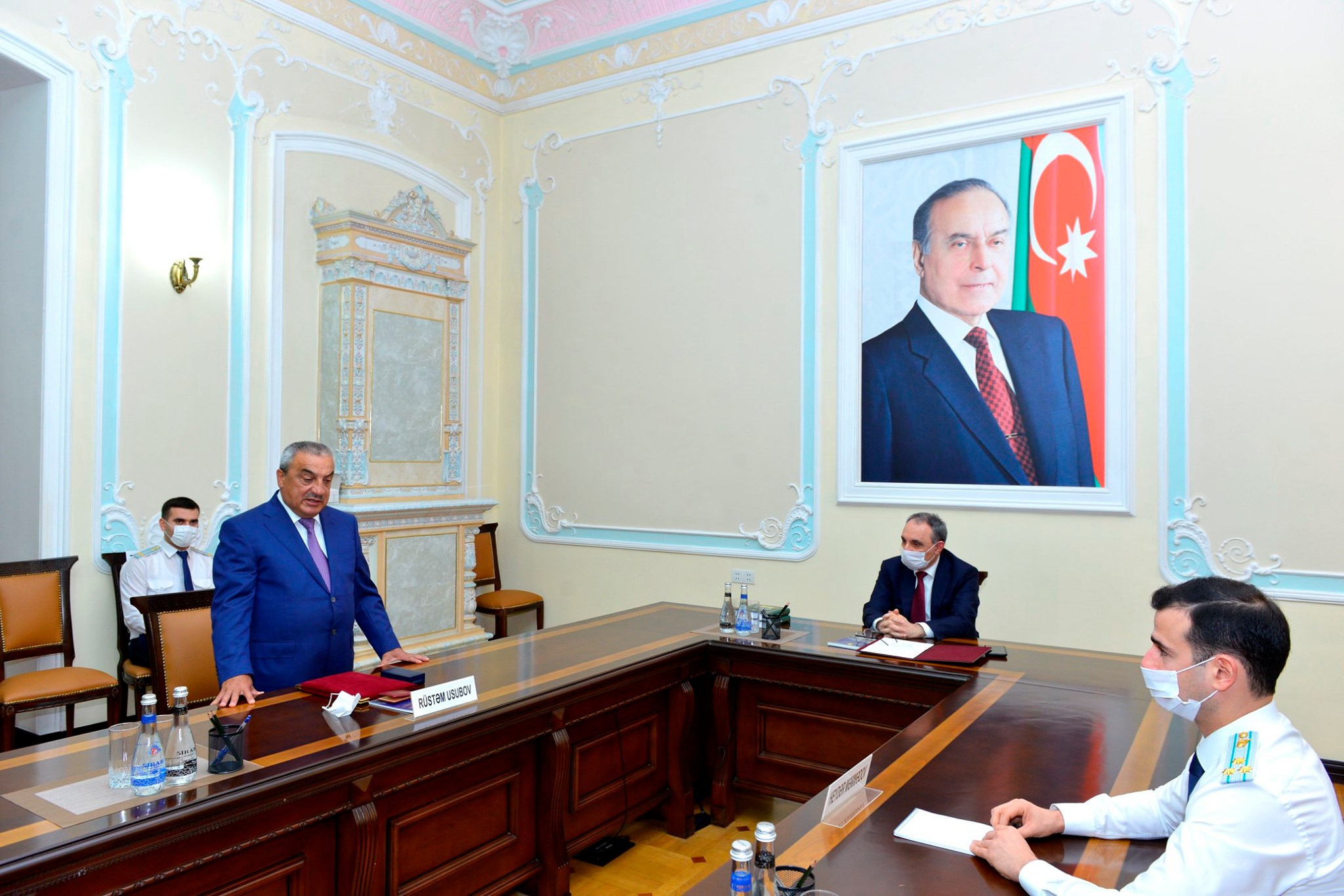 Rüstəm Usubov Baş Prokurorun qəbuluna gəldi - FOTO