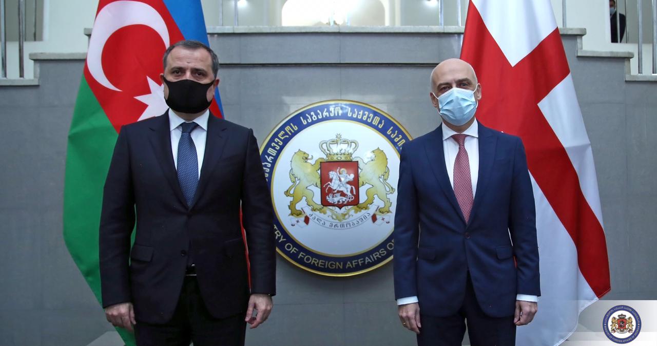 Ceyhun Bayramovun gürcüstanlı həmkarı ilə görüşdü - FOTO