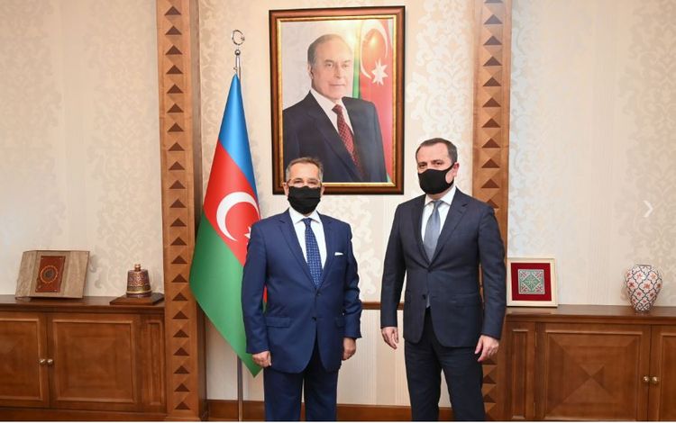Xarici İşlər Naziri Yunanıstanın Azərbaycandakı yeni səfirini qəbul edib