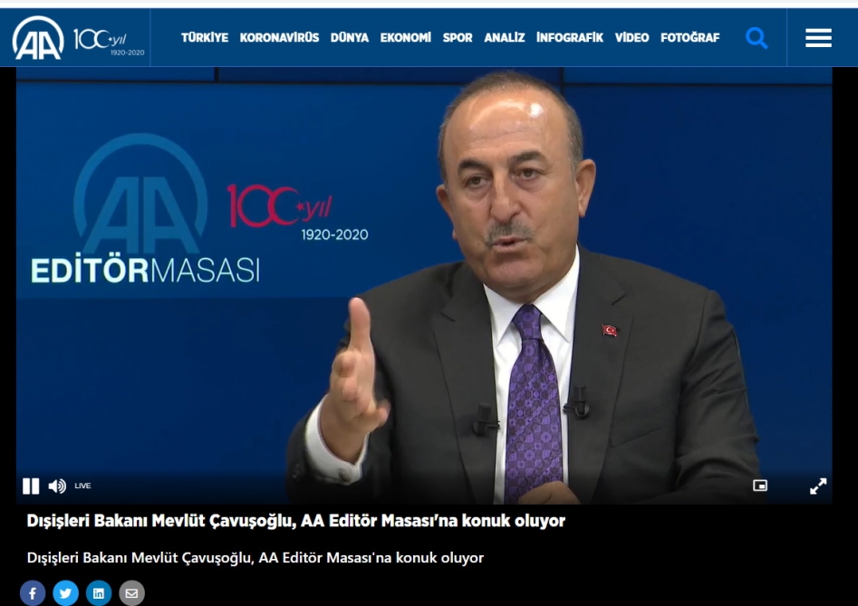 Çavuşoğlu: Azərbaycan torpaqlarını təkbaşına azad etməyə qadirdir