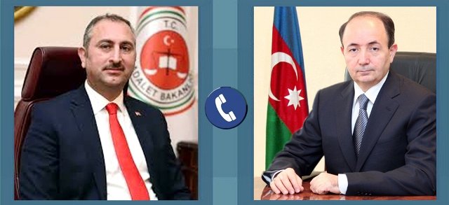 Türkiyənin Ədliyyə naziri Fikrət Məmmədova zəng edib