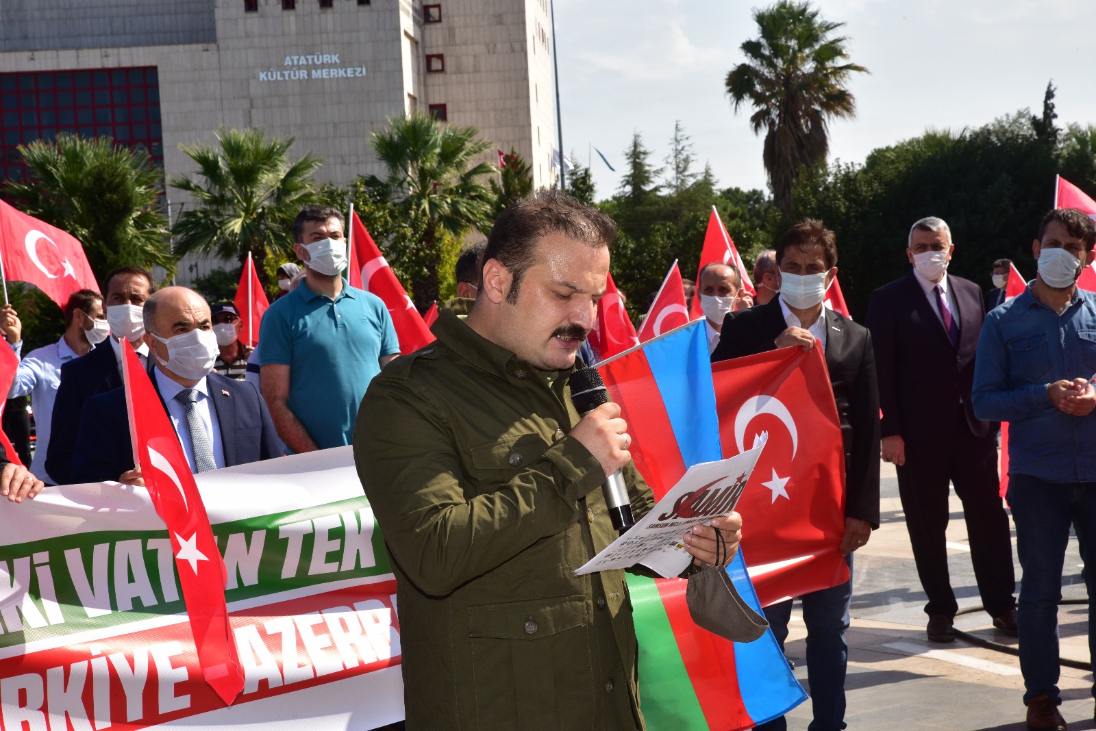 Samsundan Azərbaycana dəstək - FOTOLAR 