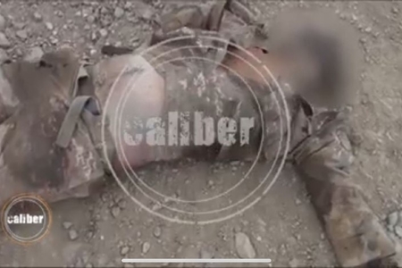 Ordumuzun məhv etdiyi erməni hərbçilərin cəsədlərinin yeni görüntüləri - VİDEO