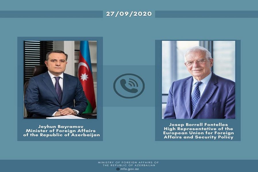 Ceyhun Bayramov Avropa İttifaqının nümayəndəsi ilə müzakirə apardı