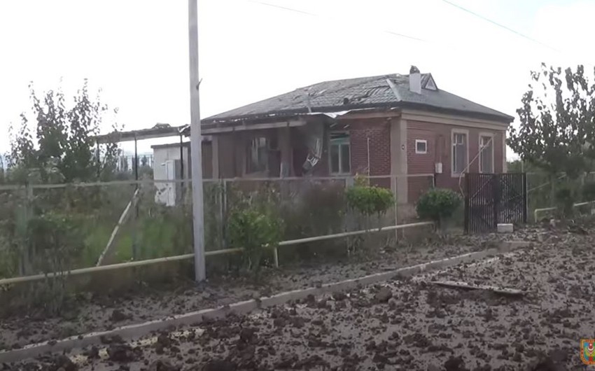 Düşmənin atdığı mərmilər Tərtərdə 220 evə ziyan vurdu
