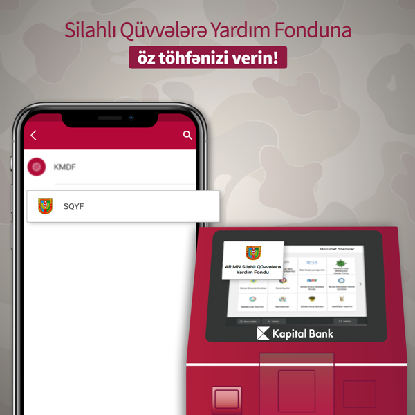 BirBankla Silahlı Qüvvələrə yardım etmək mümkün oldu