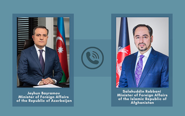 Azərbaycan və Əfqanıstan XİN rəhbərləri arasında telefon danışığı olub