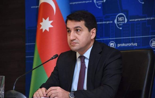 Hikmət Hacıyev: “Amnesty International” bir daha özünün ermənipərəst bir təşkilat olduğunu göstərdi
