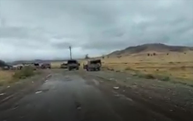 Ermənilər texnika və silahlarını qoyub qaçdılar - Video