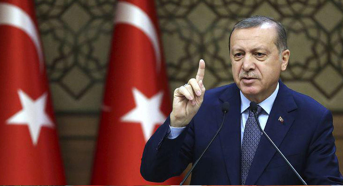 Ərdoğan: “Ermənistan məğlub olduğu üçün Türkiyənin adını hallandırır”