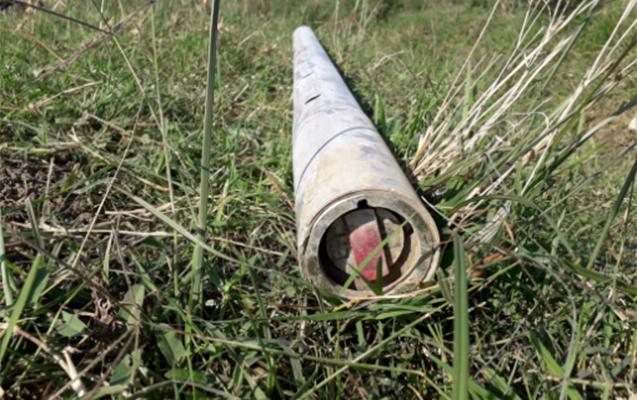 Daha bir kənddə “Smerç” raketinin hissələri aşkarlandı - FOTOLAR