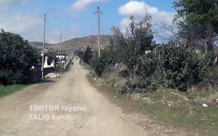 İşğaldan azad edilən Talış kəndinin yeni FOTOLARI