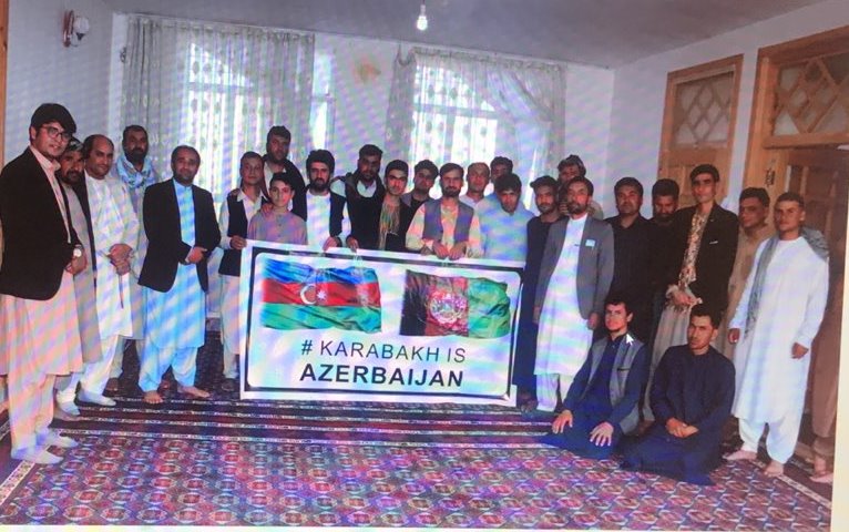 Əfqanıstanda yaşayan Azərbaycan türkləri Qarabağ aksiyası keçiriblər