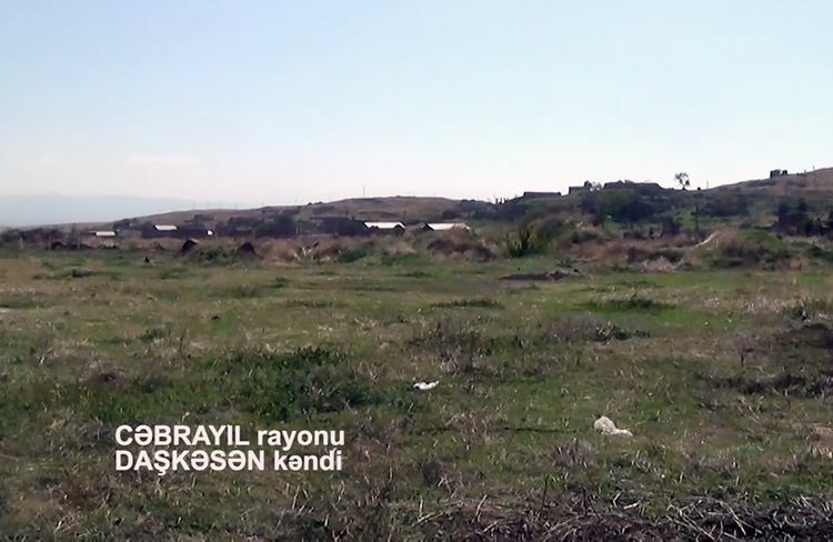 İşğaldan azad olunan Daşkəsən kəndinin görüntüləri - VİDEO