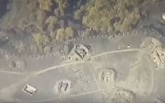 Ermənistan ordusunun KUB zenit raket kompleksi məhv edilib - VİDEO